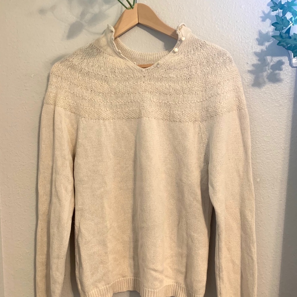 cream ralph lauren sweater